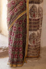 Floral Doria Saree