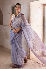 Checks Doria Saree
