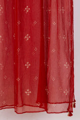 Rust Chiffon Dupatta