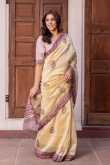 Striped Chanderi Saree
