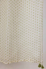 Green Polka Dot Dupatta