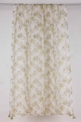 Sage Floral Doria Dupatta