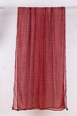Maroon Ekdali Doria Dupatta