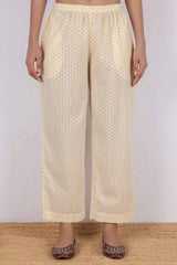 Yellow Polka Dot Trousers