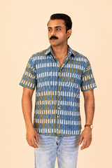Ocean Hues Cotton Shirt