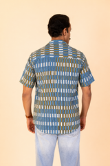 Ocean Hues Cotton Shirt