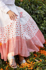 Dots & Squares Tiered Skirt