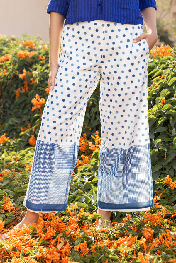 Dots & Squares Layered Trouser