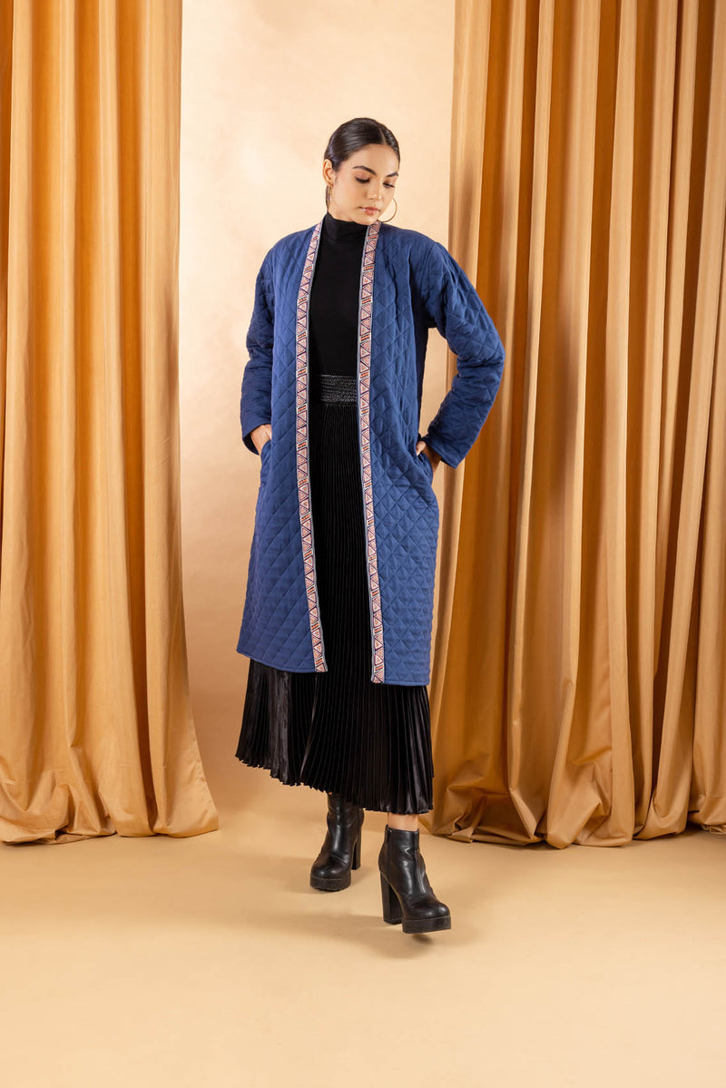 Masai Quilted Long Jacket