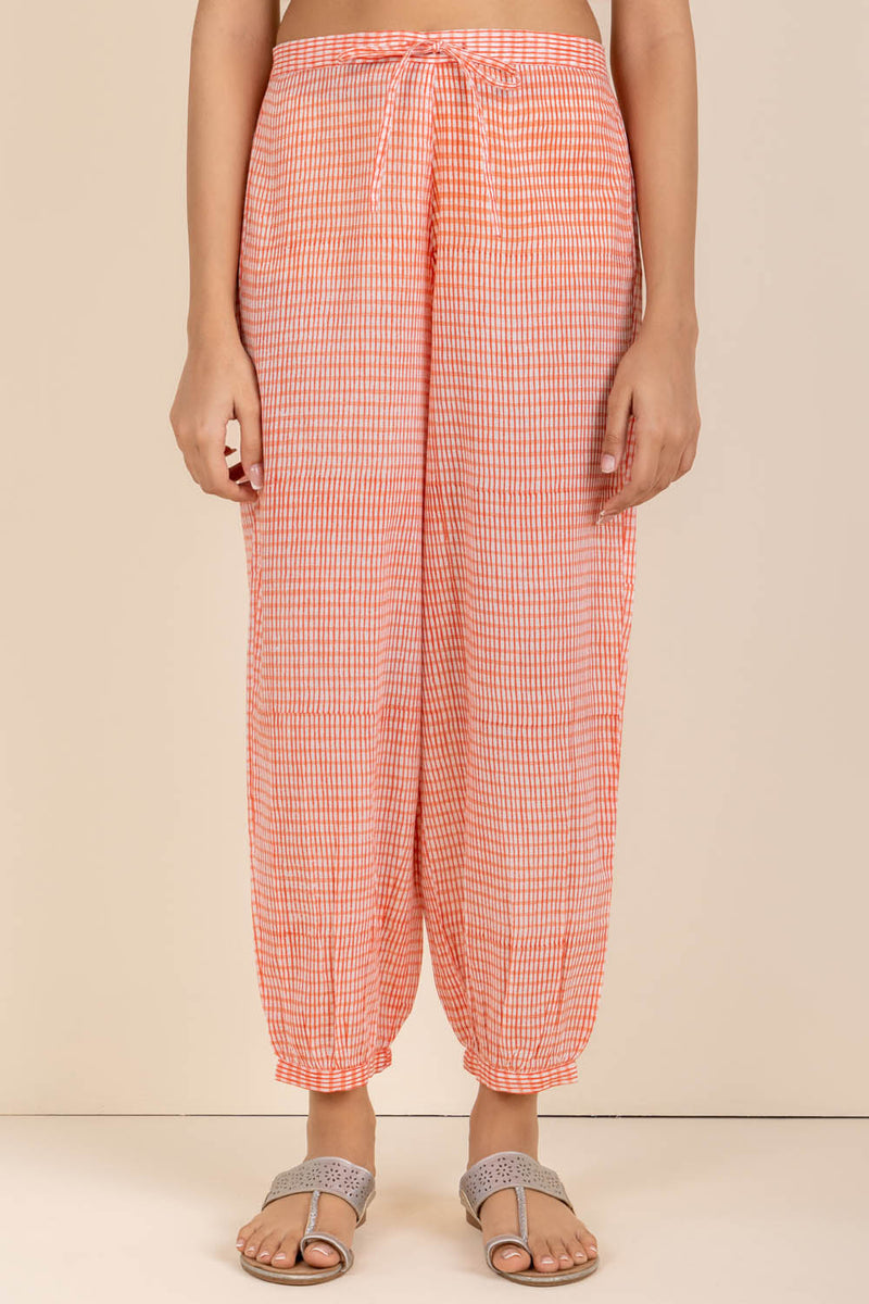 Peach & Pink Afghani Trouser