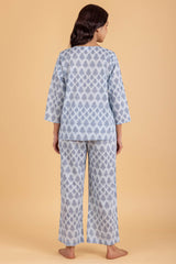 Grey Booti Pajama Set