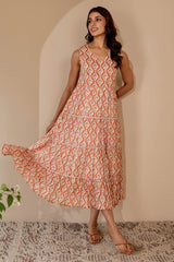 Peachy Brunch Dress