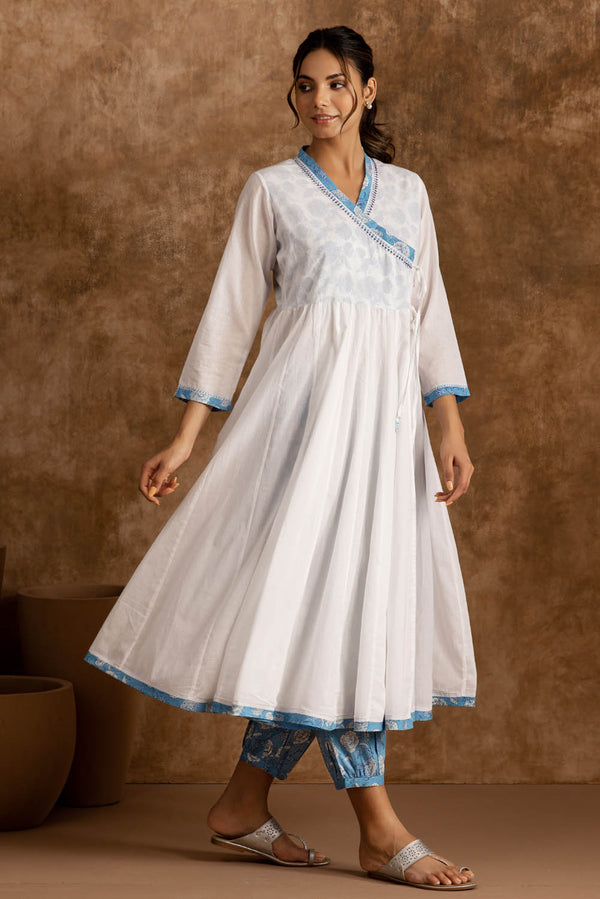 Iconic White Angrakha