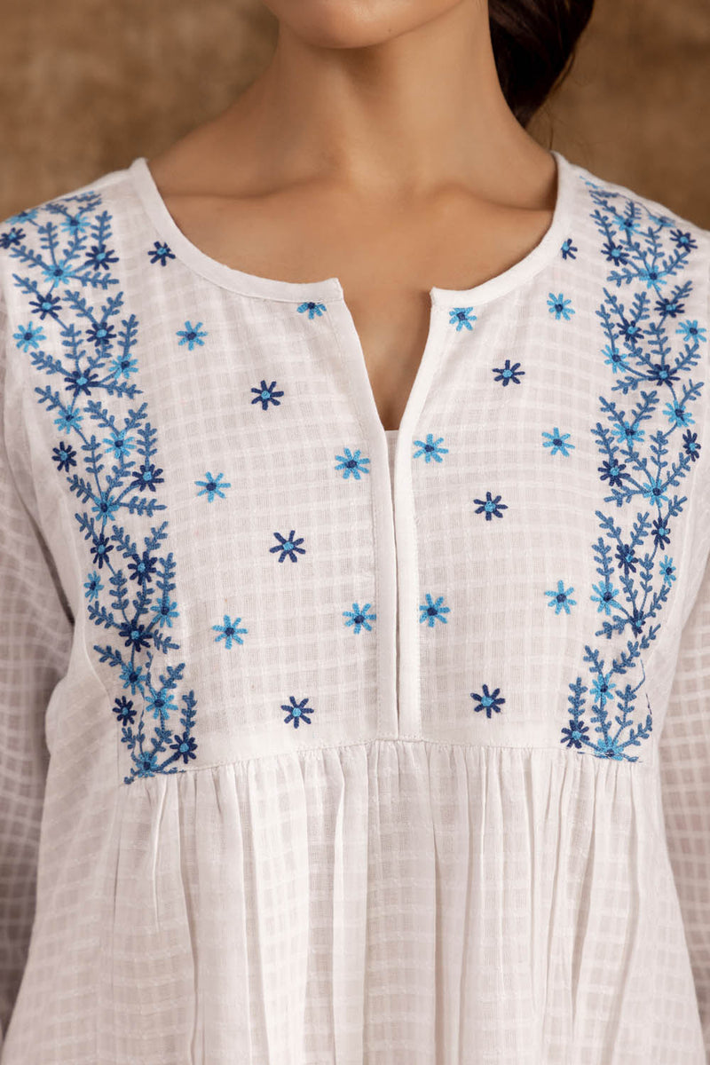 Embroidered Tunic Dress