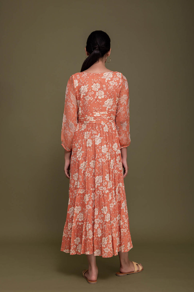 Peach Indian Dress