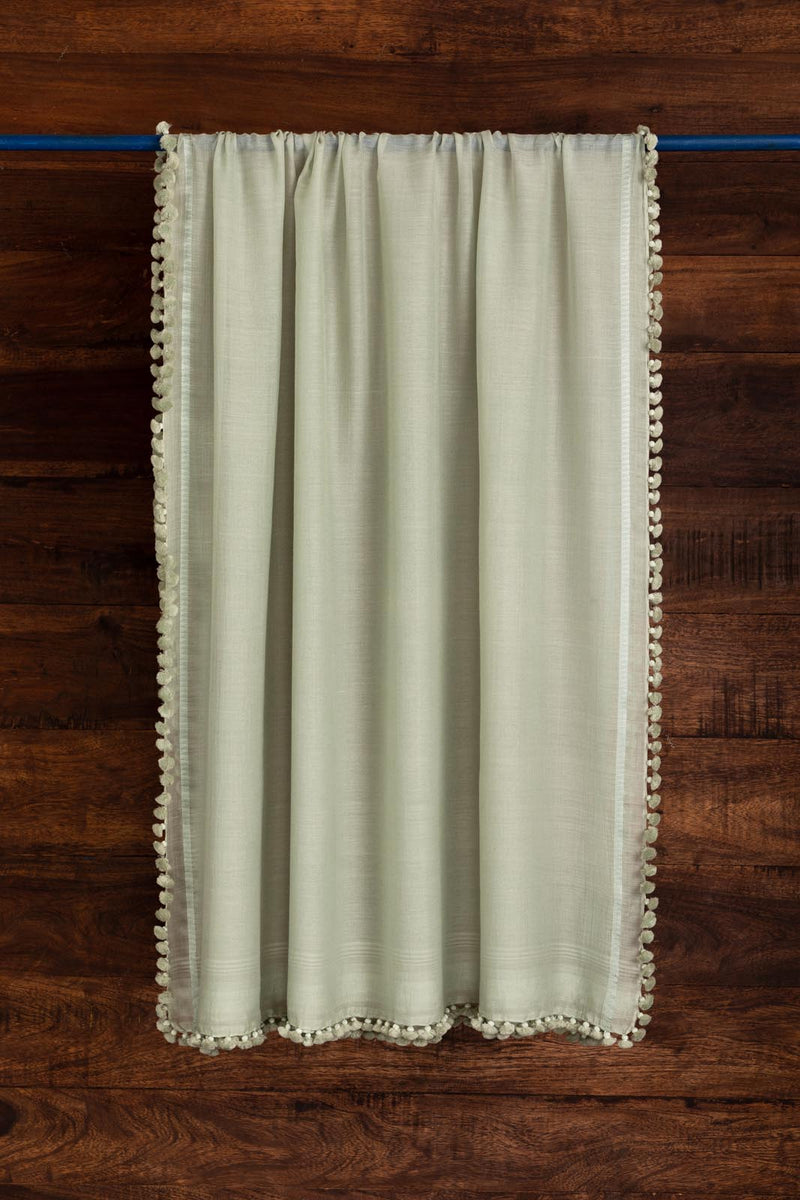 Grey Cotton Silk Dupatta