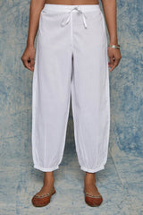 White Afghani Pants