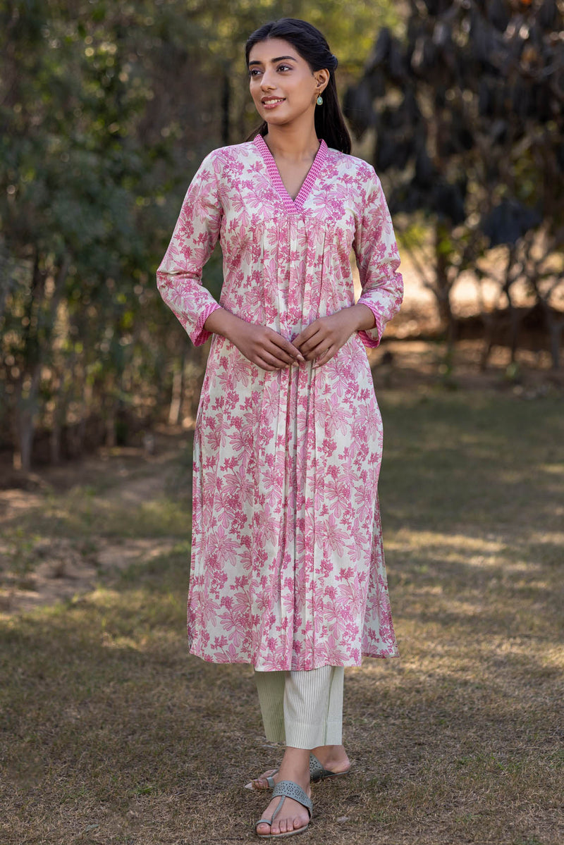 Pista Pink Kurta